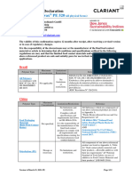 Licowax PE 520 (All Physical Forms) - Food Contact Information 2021