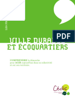 VILLE DURABLE Et Ecoquartiers