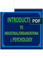 Introduction To I-O Psychology