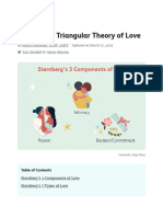 Sternberg's Triangular Theory of Love