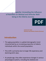 The Impact of Nutrition On The Skeletal and Articular System in Elderly People