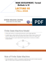 Lec-5 (Finite Statem Machine Model)