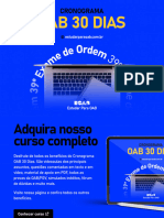 Cronograma OAB 30 Dias - 39º Exame de Ordem - EstudarParaOAB