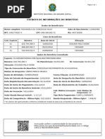 Extrato Informacao Do Beneficio