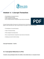 Module 4 Concept Formation