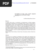 O Estado de Bem Estar Social Enquanto Desdobramento Do Estado Nação