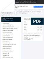 Royal Bus: Horario y Mapa de La Línea ROYAL BUS de Micro