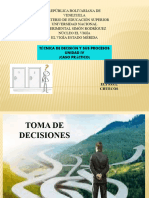 Téc de Decisión y Sus Procesos Unidad Iv