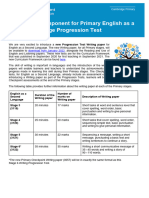 New Writing Test For English As A Second Language - Primary Progression Tests - tcm142-643518