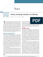 Biliary Tract Anatomy, Embryology, Anomalies, and Physiology