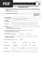 Application Form and General Instructions