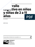 Desarrollo Cognitivo en Niños y Niñas de 2 A 11 Años