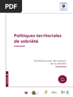 ADEME Politiques Territoriales Sobriete Rapport