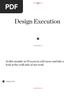 Design Execution - Overview