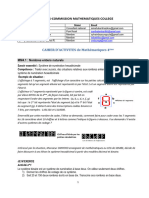 Cahier D'activites de 4e Validé 2