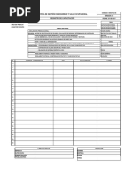 Sso-Rg-34 Registro de Capacitación Inducción de Sso