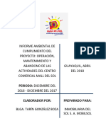 Informe Ambiental de Cumplimiento Del PR