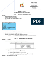 Controle Continu 1 Departement de Génie Informatique Ue Gi 31: Systèmes D'Information Et Genie Logiciel