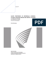 SLOW POSITRONS in MATERIALS SCIENCE-pulsed Positron Beam and Defect Studies in Indium Nitride