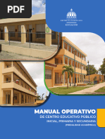 Manual Operativo de Centro Educativo Publico (Inicial, Primaria y Secundaria)