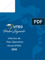 Informe Del Plan Operativo Anual POA 2020