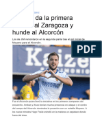 Ad Alcorcón 1 - Real Zaragoza 2