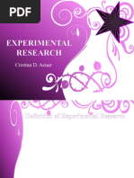 Experimental Research