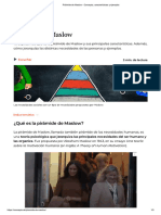 Pirámide de Maslow - Concepto, Características y Ejemplos