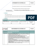 Procedimientos Mantenimiento de Cisterna