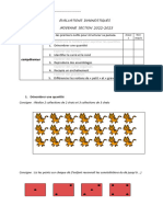 EVALUATION DIAGNOSTIQUES Maths 2021