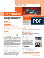 Fiche Pédagogique - Des Poils Partout. Classifier Les Animaux