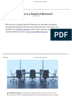 What Is A Board of Directors