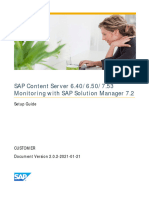 SolMan ContentServer Monitoring