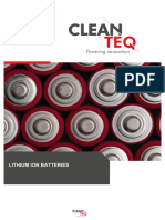 9772 - Clean Teq LITHIUM ION BATTERIES - 17 1 17