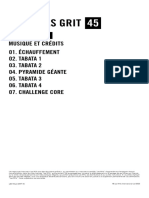 LES MILLS GRIT 45 GRIT45ChoreographyNotes Row FR App Print PDF