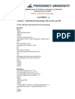 CSE3146-Advanced JAVA Programming-Module 4 - JSP Labsheet