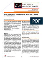 AKI - Acute Kidney Injury Classification RIFLE and AKIN Criteria