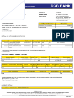 DCB Bank: Consolidated Statement of Account