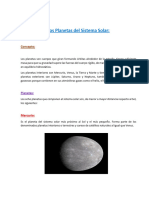 Planetas Del Sistema Solar