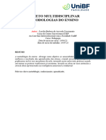 23projeto Multidisciplinar - ESTUDOS METODOLOGICOS