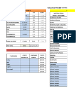 Calculadora Costos