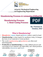 Metal Casting Processes