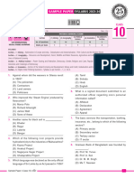 Isso Sample Paper Class-10