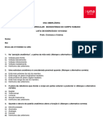 Lista de Exercícios Revisão