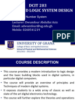 Digital and Logic Design - Number Systems