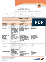 Rubrica de Calificacion Informe Sistematizacion. 3ro 2024