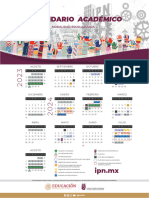 CALENDARIO ACADEMICO IPN - Escolarizada 23-24