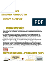 Modelo Insumo Producto-Input Output