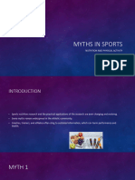 12 MythsInSports