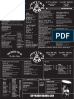 Jesters Dive Bar Menu Final 9-15-22